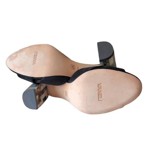 Vaneli Barie Suede Heels Black - Picture 8 of 10